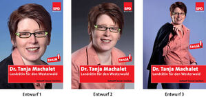 3 Entwürfe für mein Plakat